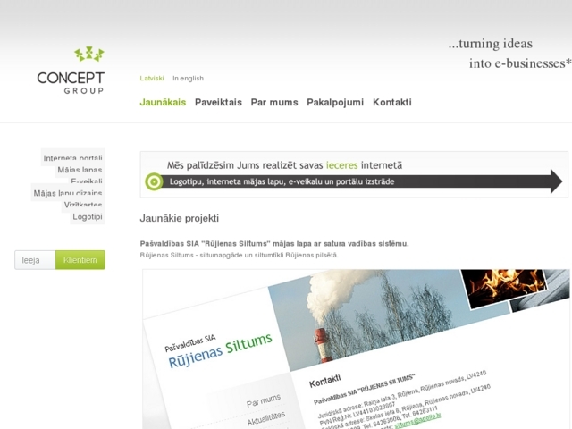 Perluveikals.lv interneta veikals, Conceptio, SIA